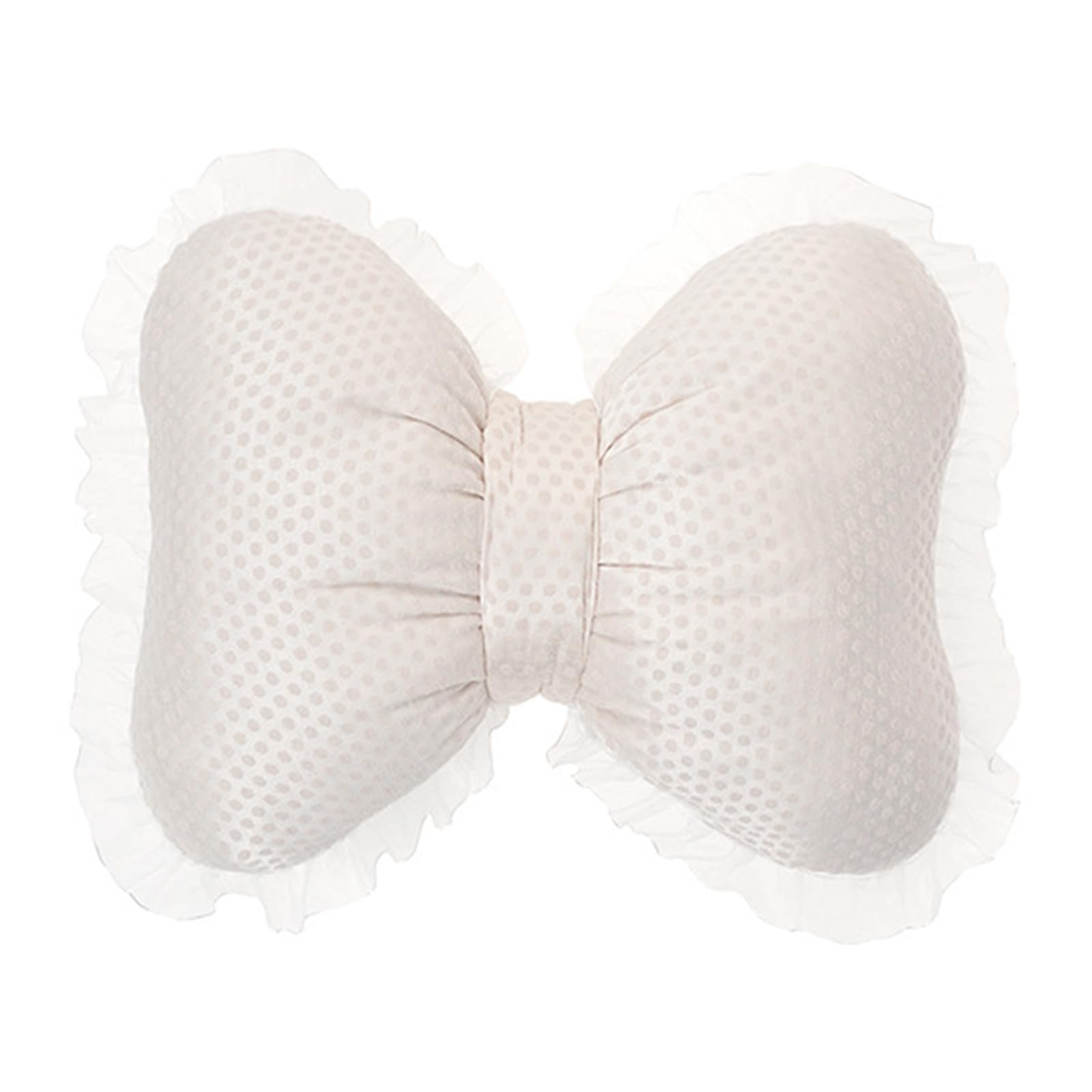 Buxuaaaa Stone Pillow Bowknot Shape For Head Neck Relaxation Living Room Bedroom Or Soft Pp Filled Decoration Pillow
