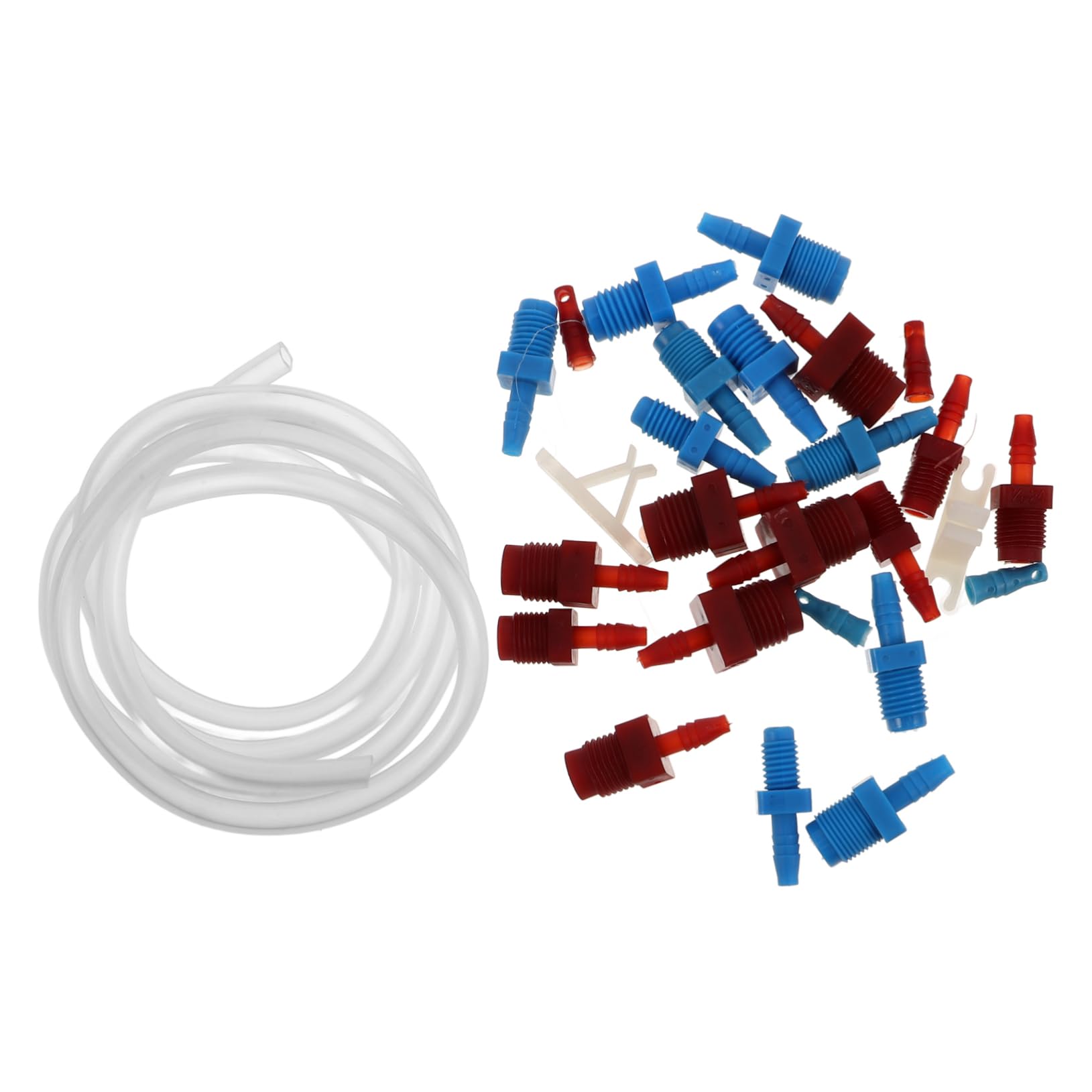 ULTECHNOVO Kit di Spurgo Cilindro in Plastica Raccordi Filettati e Clip Tubo, Facile Manutenzione e Alta Efficienza per Linee di Produzione Industriale Automatizzate