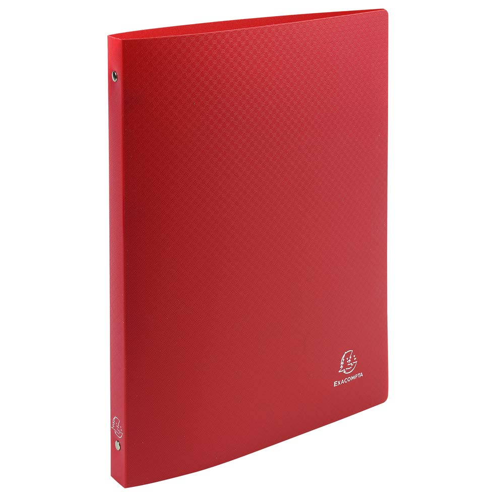Exacompta 10 carpetas flexibles OPAK A4 4 anillas surtidas