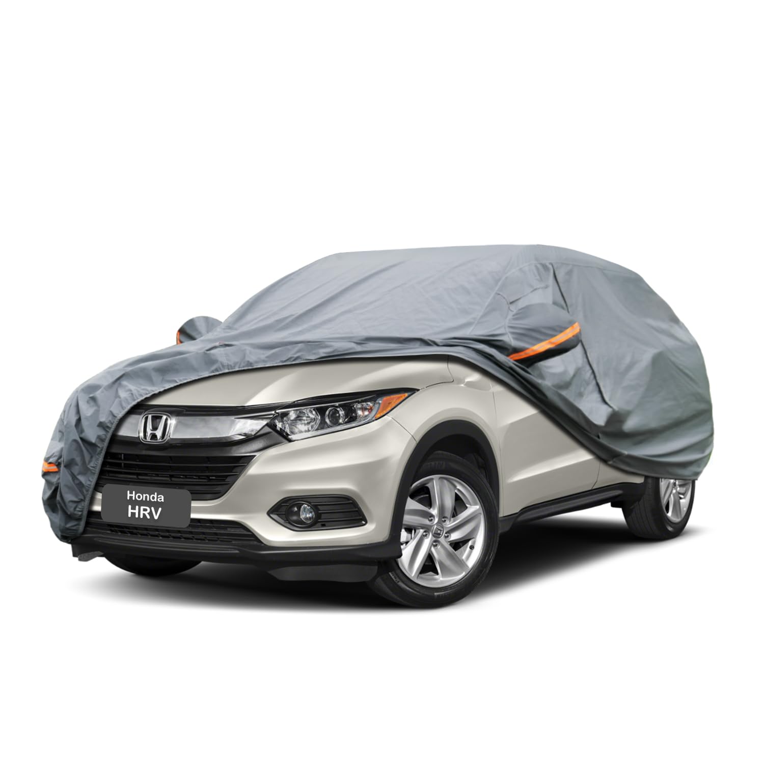 GUNHYI Premium Car Cover Custom Fit Honda HRV HR-V (1998-2026), 16 Layers Heavy Duty Car Cover Waterproof All Weather with Zipper Door for Sun Rain Snow Dust Uv Protection