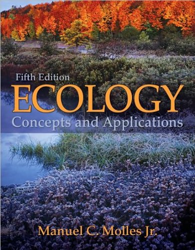 by Manuel Molles Ecology: Concepts and Applications(text only)5th (Fifth) edition[Paperback]2009      Hardcover – January 1, 2009
