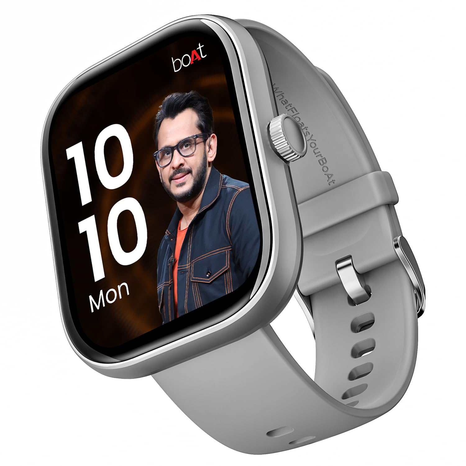 boAt Wave Sigma w/ 2.01" (5.1 cm) HD Display,Bluetooth Calling, Coins, DIY Watch Face Studio, 700+ Active Modes, HR&SpO2 Monitoring,Energy and Sleep Scores,IP67, Smart Watch for Men & Women(Cool Grey)