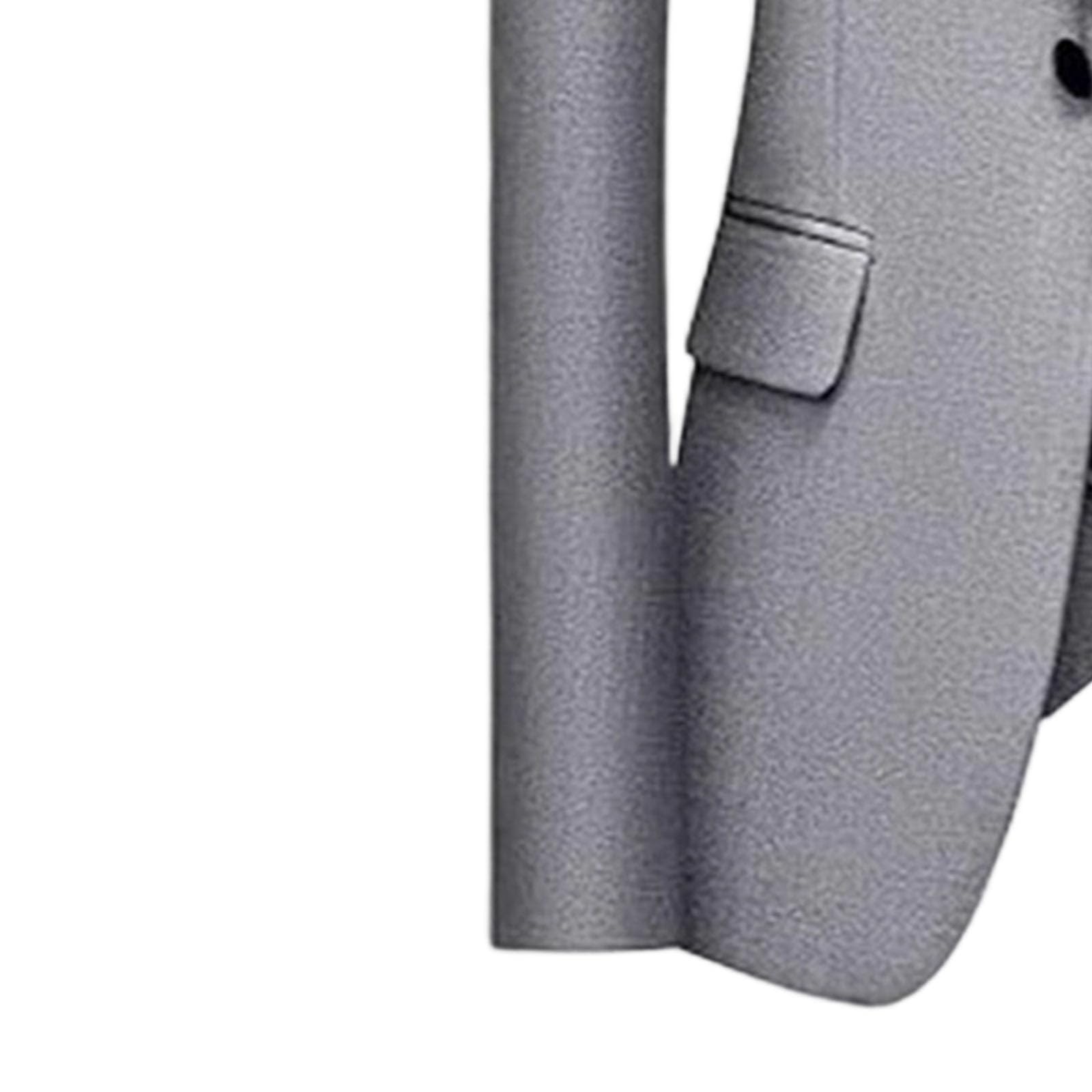 Completo da Uomo 3 Pezzi Slim Fit con Smoking a Un Bottone, Blazer, Gilet e Pantaloni, Abiti Formali per Matrimoni, Balli di fine Anno e cene