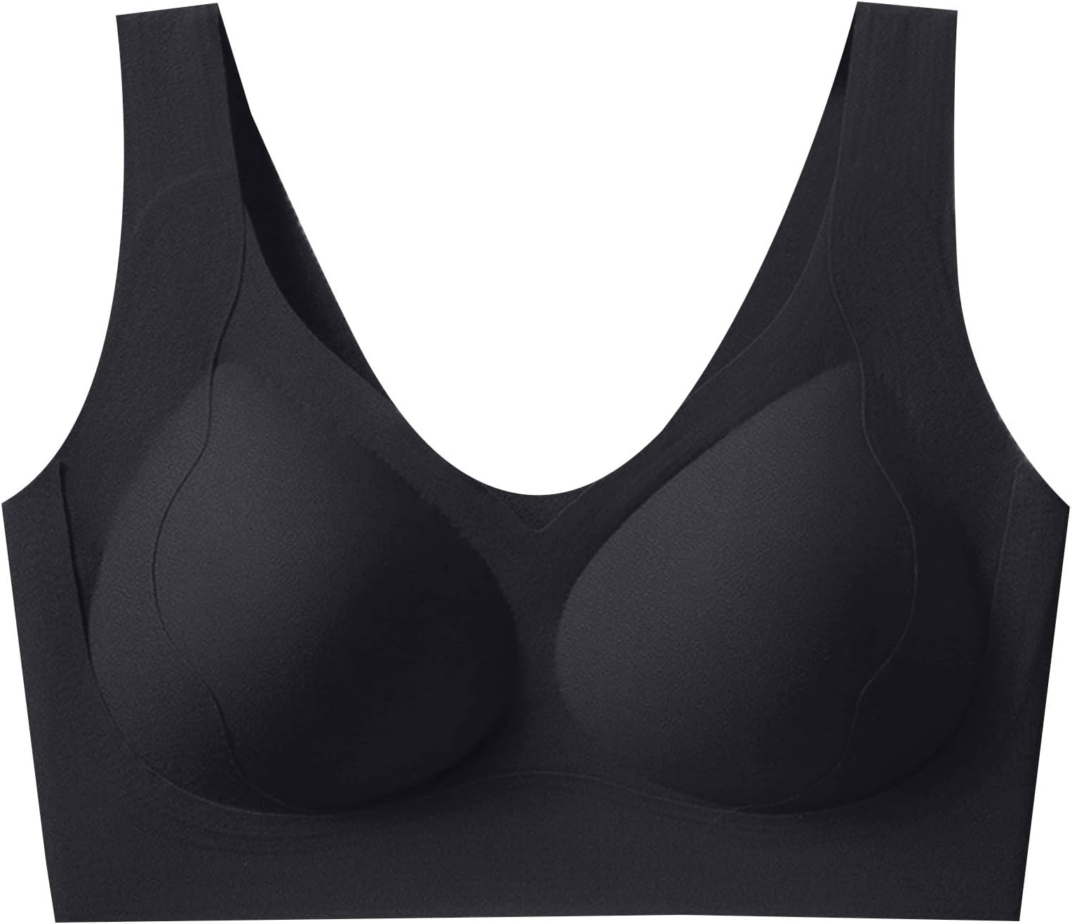 Plus Size Bras for Women No Underwire Full Coverage Everyday Bra Comfortable Wireless Padded Bras