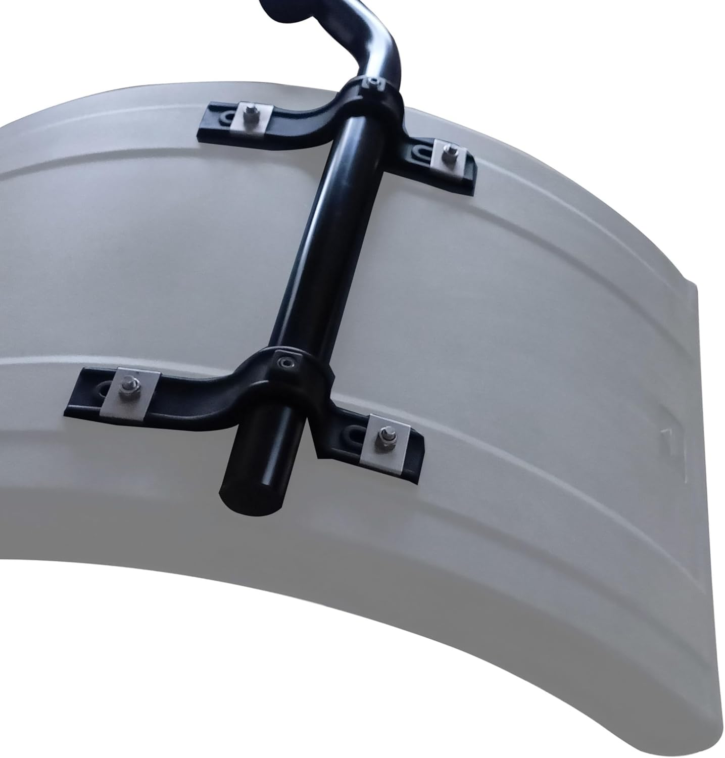 4 Pack Fender Hanger Brackets Assembly for Truck Trailer Half Fender Hangers Universal Fit Adjustable Fender Bracket Mounting Replacement