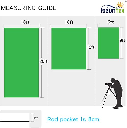 Miniatura 6 de Fondo de muselina, telón de fondo para fotografía, pantalla plegable de alta densidad para fotografía de vídeo y televisión