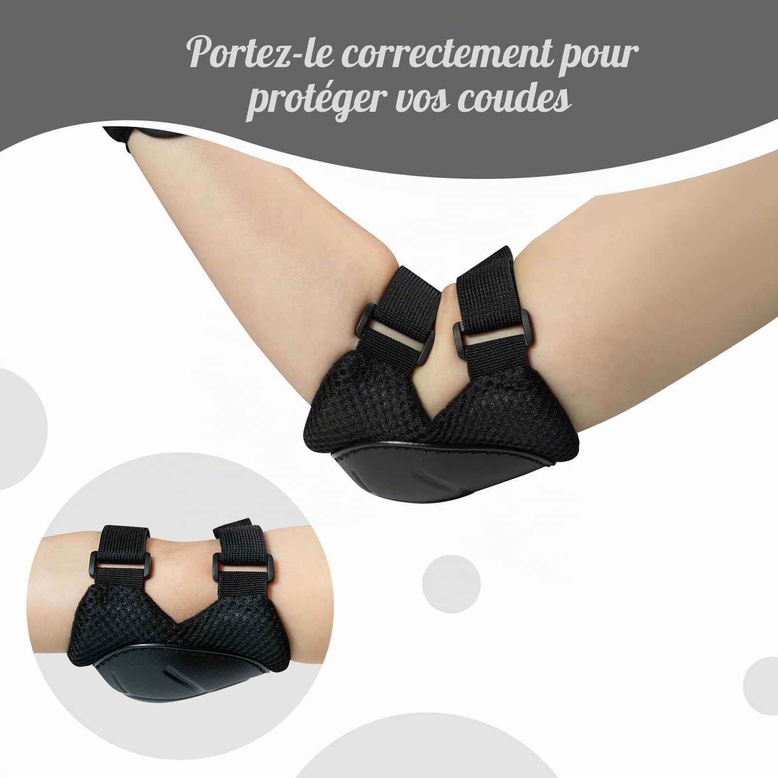 CKE Genouillères pour Enfants Genouillères et coudières Ensemble d'équipement de Protection pour genouillères pour Enfants Filles Garçons avec protège-Poignets 3 en 1 pour Le Patinage Cyclisme
