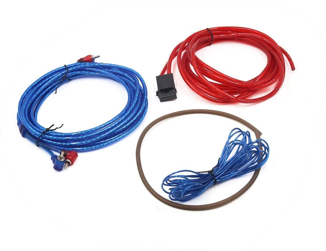 Buy KFidFran Audio Subwoofer Amplifier Wiring Fuse Holder Kit RCA Cable