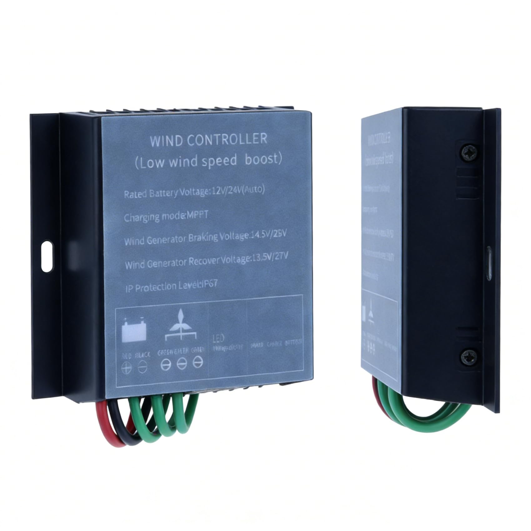 Kontroler ładowania turbiny wiatrowej 20 000 W, wodoodporny 12 V/24 V, kompatybilny ze wszystkimi typami turbin wiatrowych, niebieski 220 V