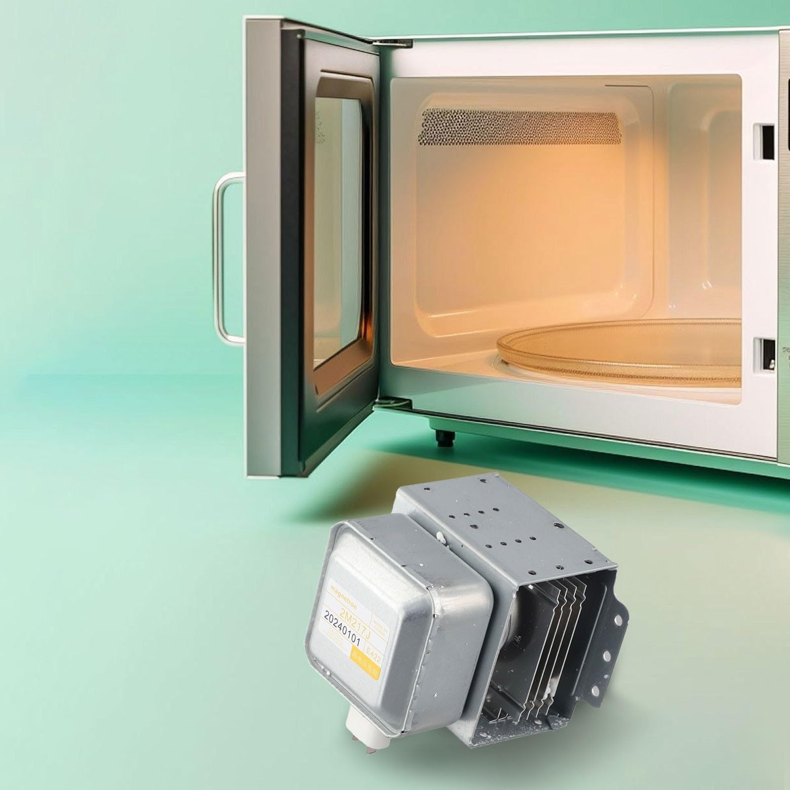 Forno a microonde Magnetron 2M217J per modello Midea Parte di ricambio funzionante a 2456 MHz con 580 W di potenza compatibile con 500 700 W di potenza a microonde