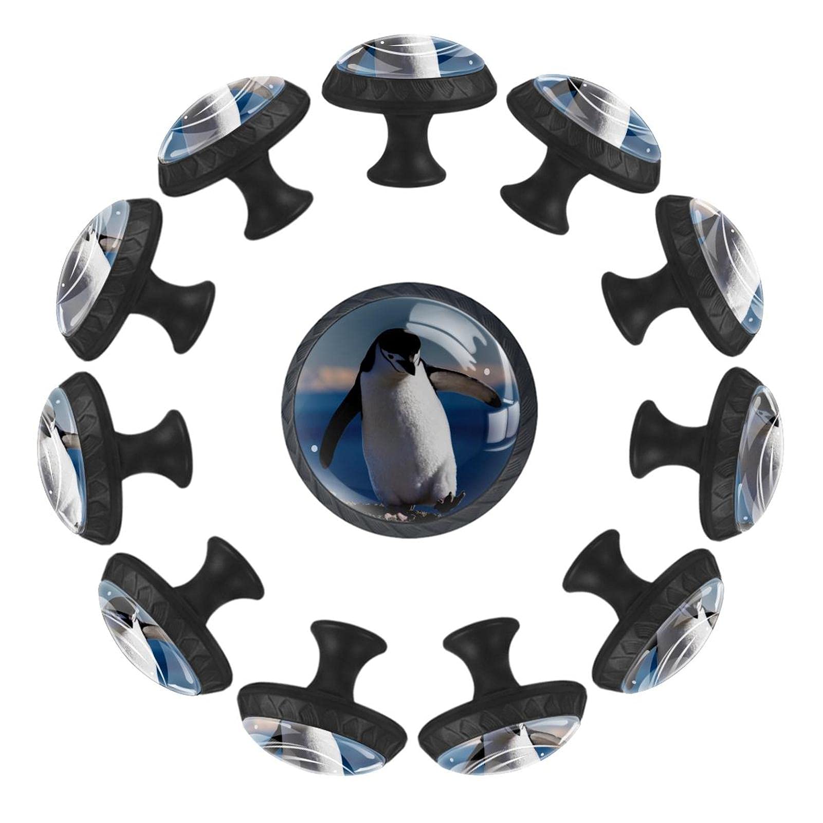 Boutons de tiroir pingouin antarctique 35 mm pour sécuriser les meubles
