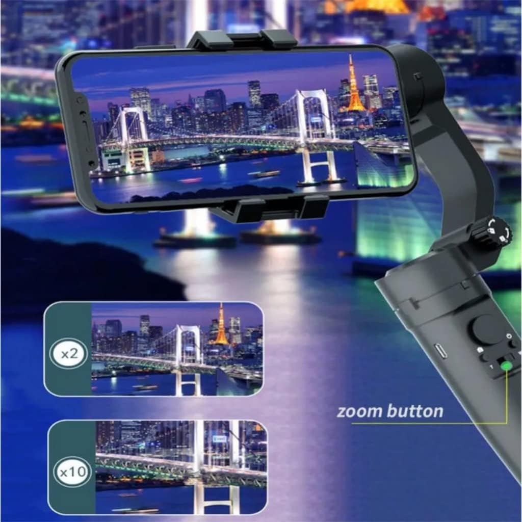 3-Axis Handheld Gimbal Stabilizer e Ph Video Recording Smartph Anti-Shake Gimbal Selfie Tripod