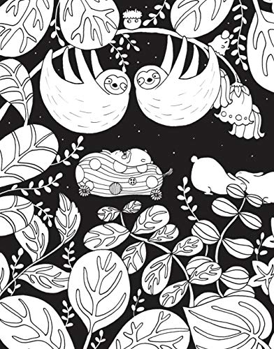 A Million Sloths: Seriously Cute Creatures to Colour - Image 3