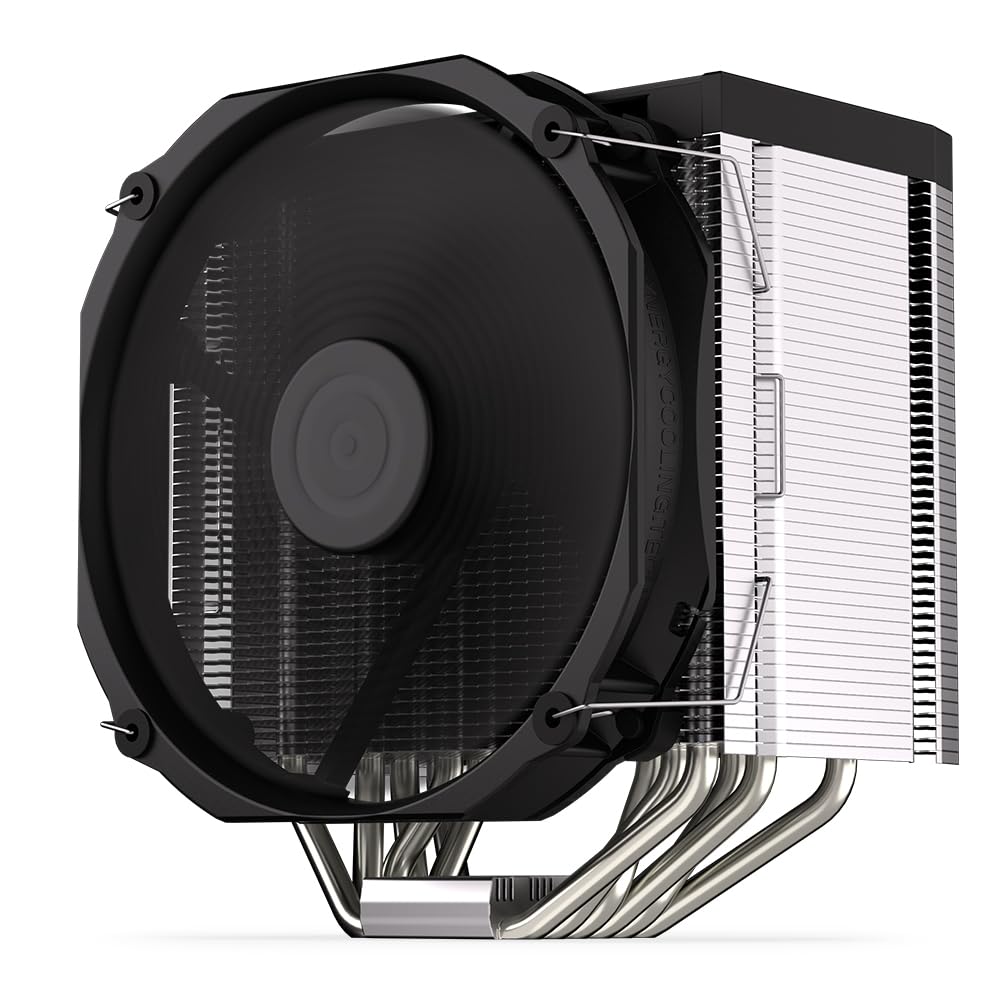 ENDORFY Fortis 5, dissipatore per CPU con ventola da 140 mm, ventola Fluctus 140 mm, modalità semi-passiva opzionale, dissipatore AM4, AM5 dissipatore per CPU, AM5, AM4, LGA1700, LGA1200, EY3A008