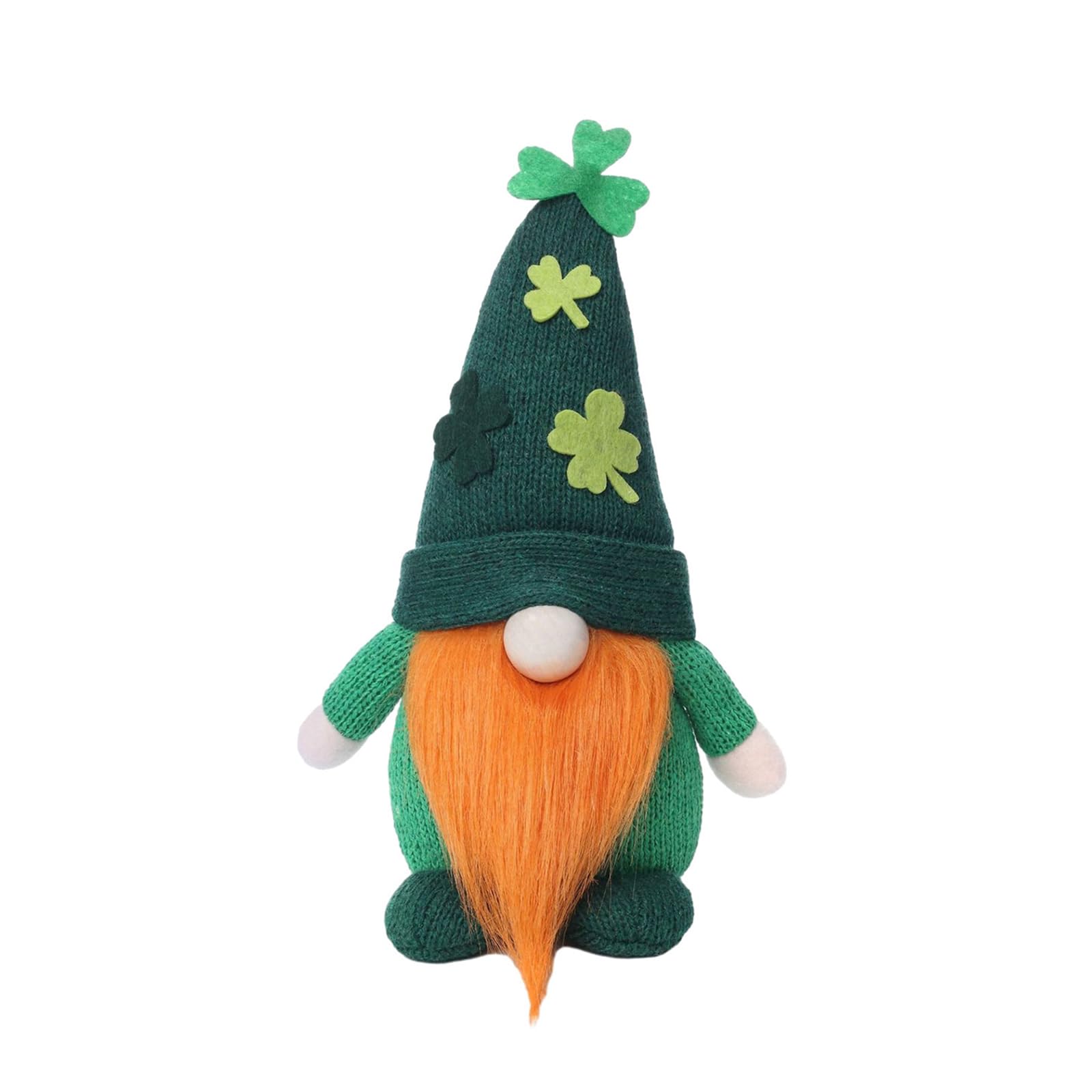 Buxuaaaa Men's B Uxuaaaa Stpatrick ' S Day Irish Day Plushes Doll Stpatrick ' S Easter Gift, Shamrocks Figurine Green Decoration Green Irish