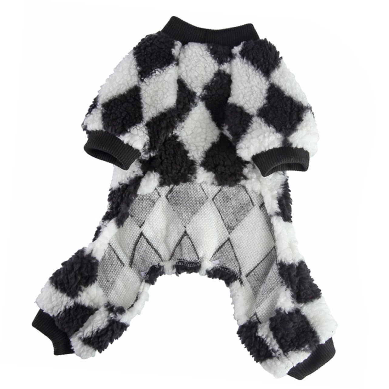 Sosoport 4pezzi Costume Per Cani Morbido e Confortevole Pigiama Pile Per Cuccioli Abbigliamento Da Casa Per Cani Adatto Per Feste e Occasioni Speciali
