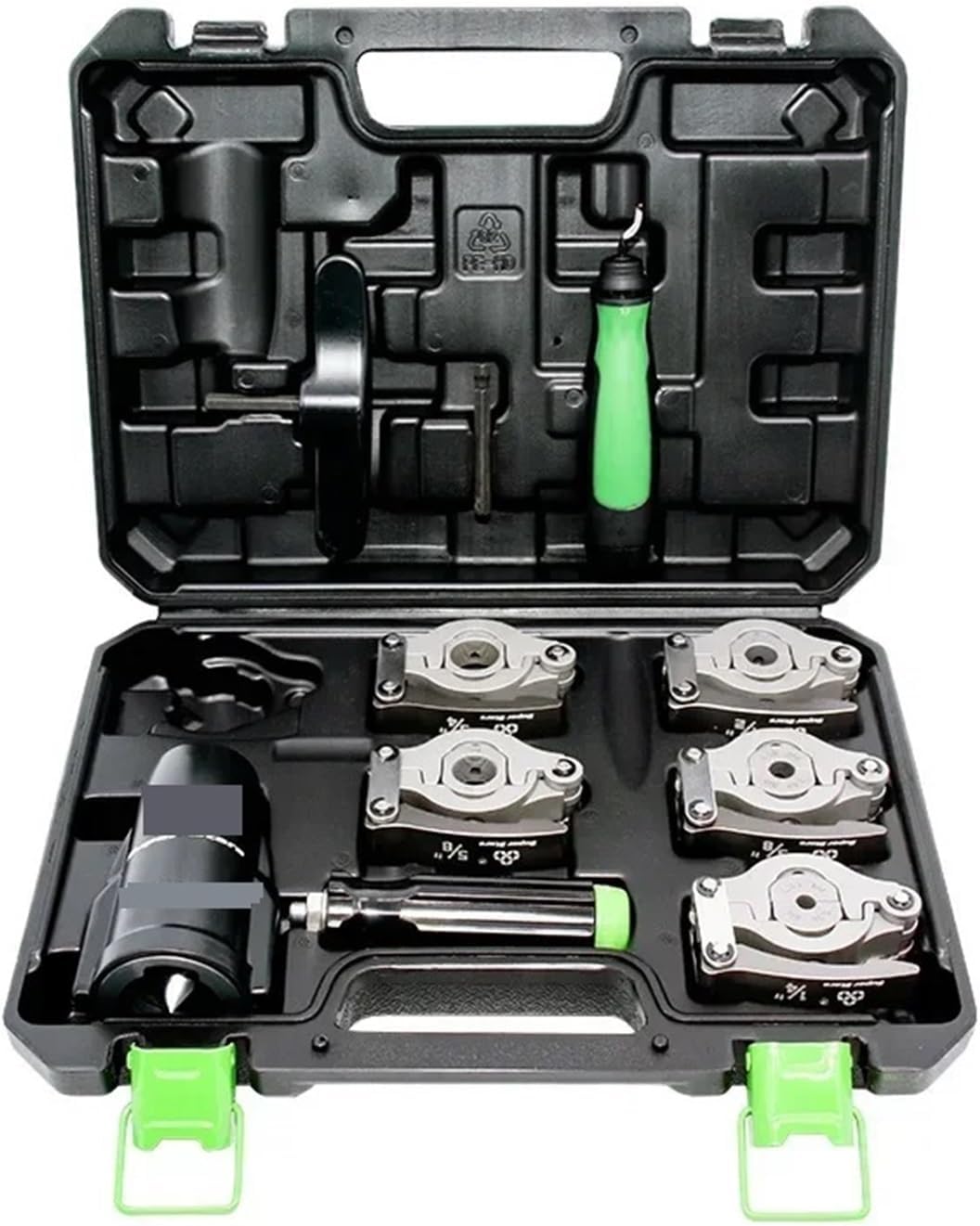 Exhaust Pipe Expander, ST-519 Copper Pipe Expander Set Air Conditioner Metric Reamer Flare Tool Pipe Flaring Tool Set Tube Hand Electric Drill