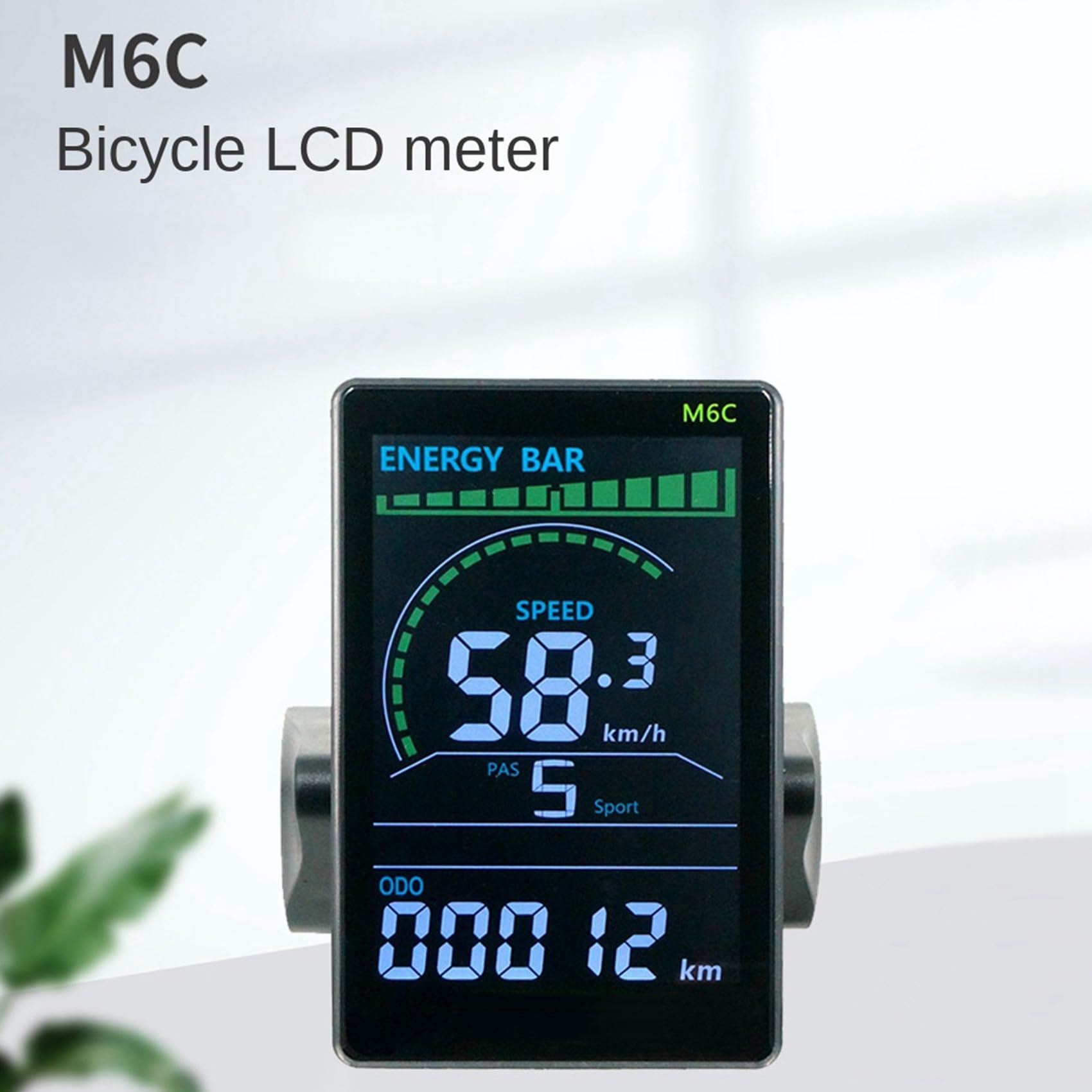 2X M6C Elektryczny Miernik Wyświetlacza LCD 24 V-60 V E Skuter Panel LCD Kolorowy Ekran z USB do Górskiego Roweru Elektrycznego (5PIN)