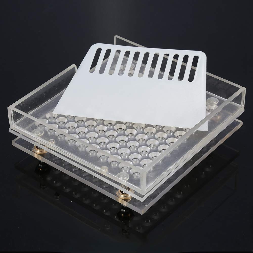 Capsule filler manual 100 capsule strumento di riempimento semiautomatico con blocco polvere adatto per istituti di ricerca, laboratori, aziende farmaceutiche(5#)