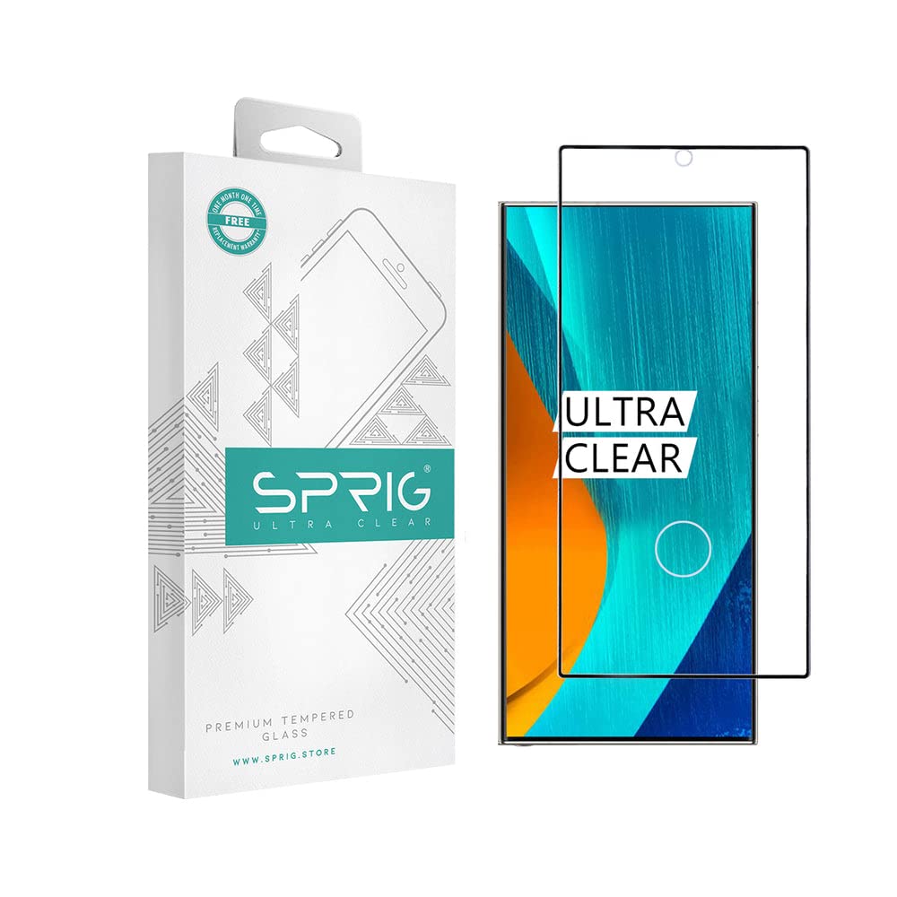 SPRIG Full Cover Hot Bending Tempered Glass Screen Protector for Samsung Galaxy S23 Ultra 5G (B0BYV72C6T) Amazon Price History, Amazon Price Tracker
