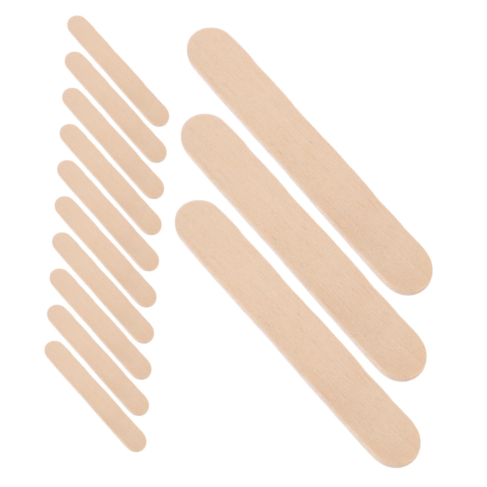 Palitos de Helado Pequeños de Madera para Manualidades 1000 Piezas | Acabado Suave Astillas, Uso Multifunción, Fácil de Decorar, para Estudios y Hogar