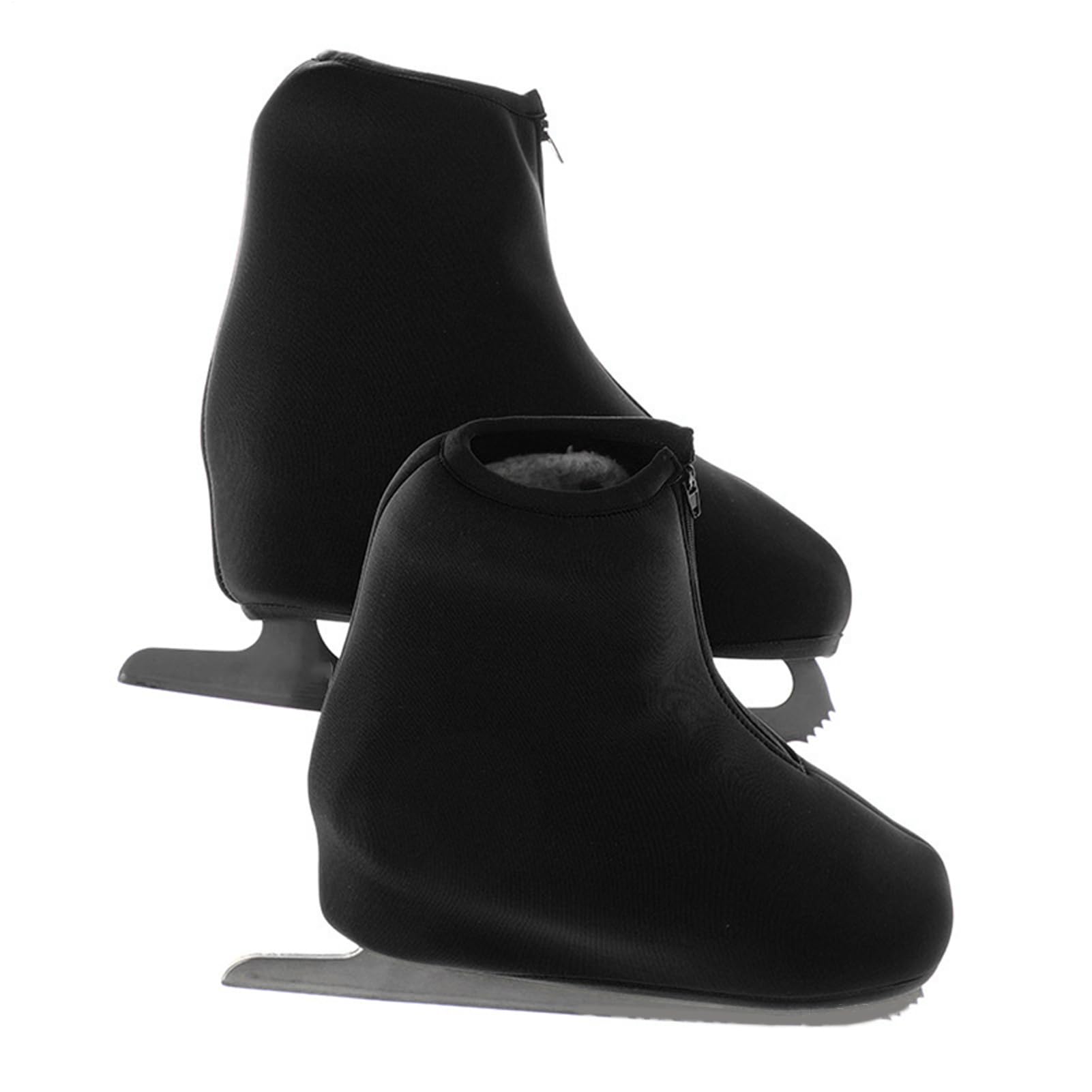 Figure Skate Boot Covers - Zipper Breathable Ice Skate Covers - Soft Roller Skates, Ice Skating Accessories for Hockey Skates, Figure