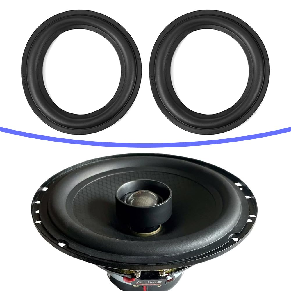 2 Gomme Per Altoparlanti 8 Pollici - Ricambio Bordi In Gomma, Per JBL E HiVi - Foto 5