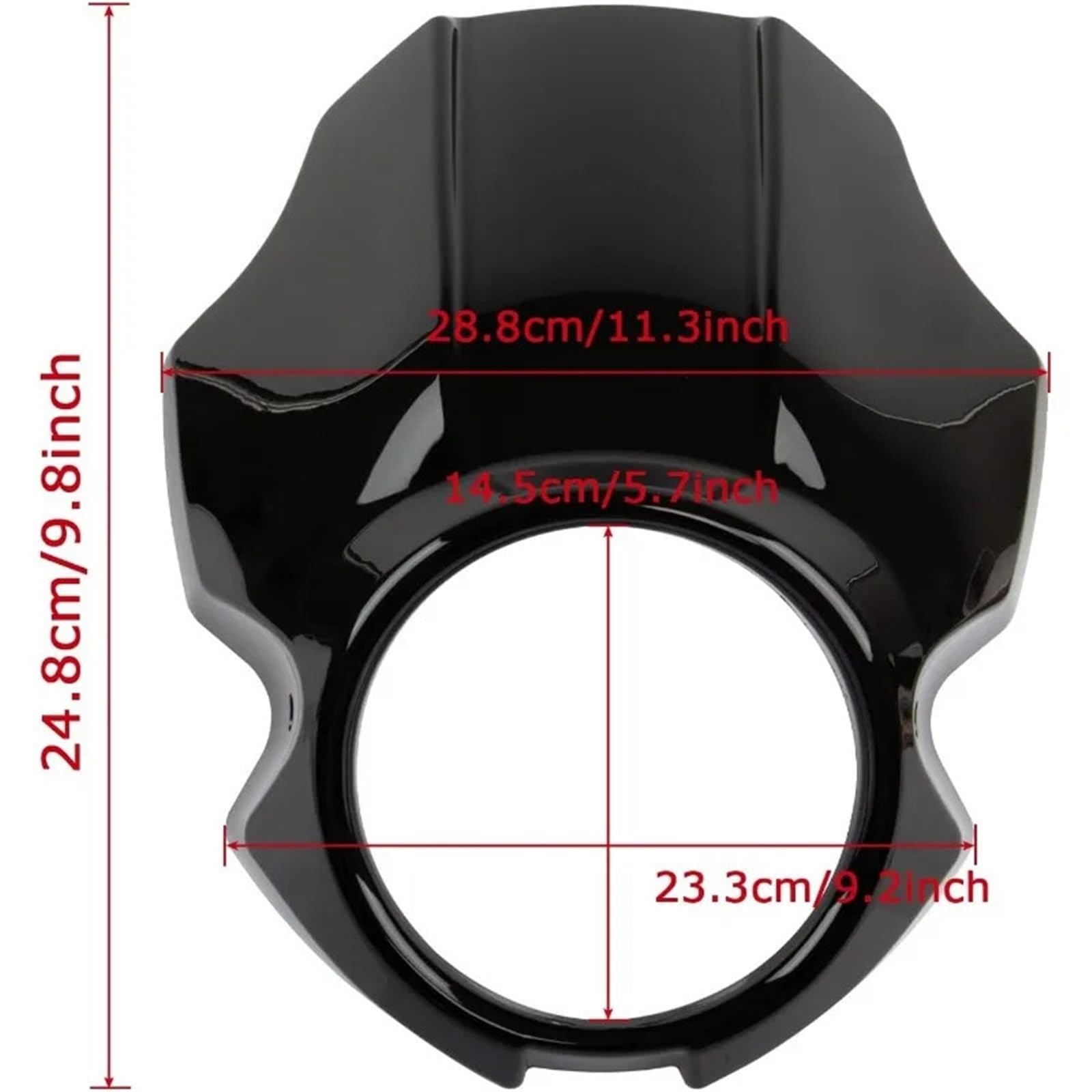 Protezione motore moto Belly Pan Carenatura faro anteriore per moto adatta per Honda Rebel CMX300 CMX500 2017-2021(A)