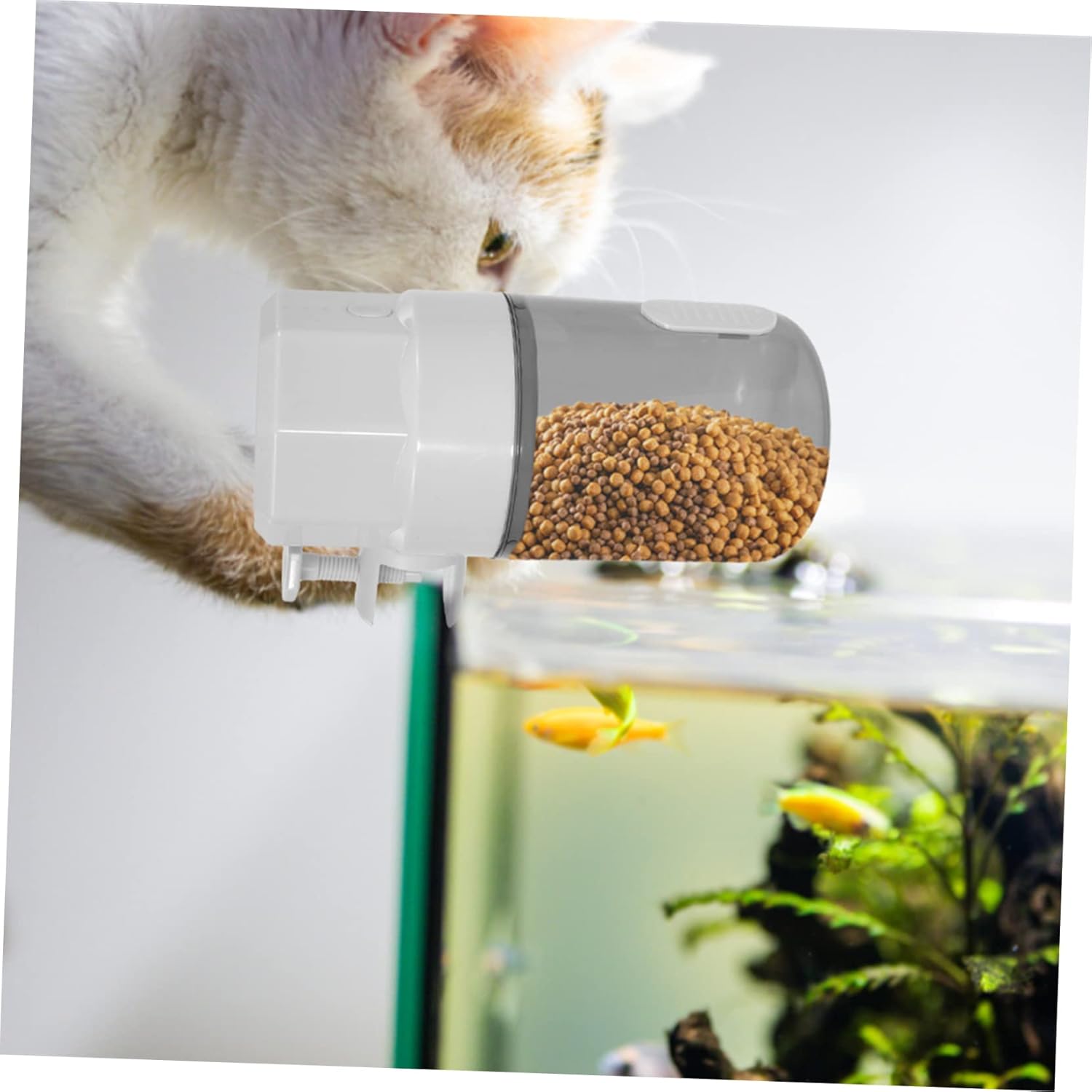 Automatic Fish Feeder for Small Tanks Electronic Timer Feeder for Easy to Clean Fish Health Growth for Aquariums and