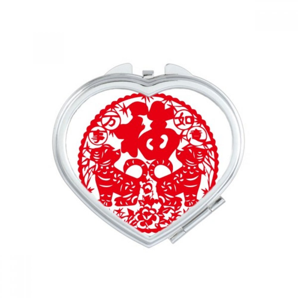Miroir de maquillage portable pour éviter les bavures de maquillage