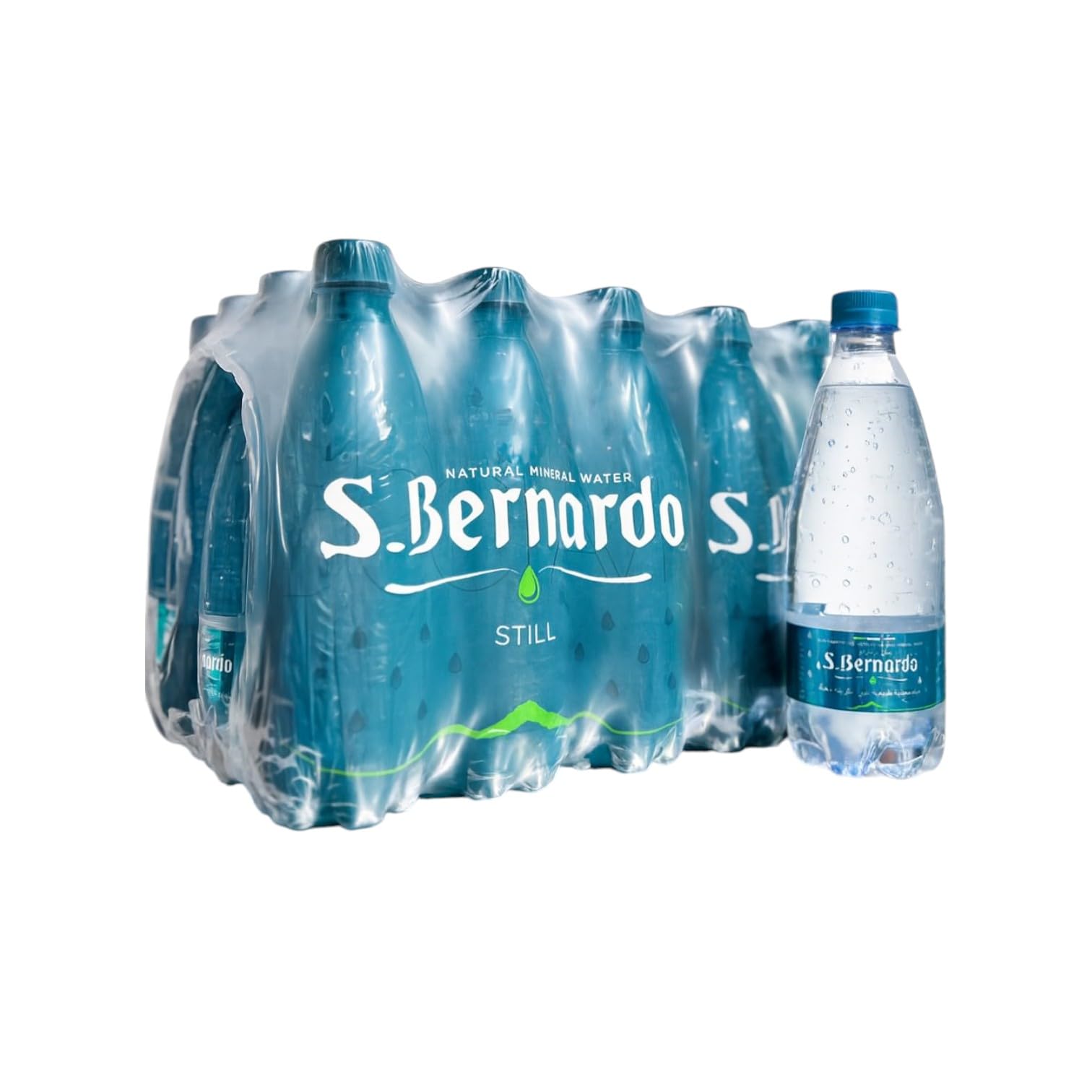 Italian Natural Mineral Water 500mL x 24 | Still Mineral Spring Drinking Water | Pure, Fresh & Naturally Filtered | Enhanced Taste & New PET Packaging, Tast of ITALY, Made in Italy