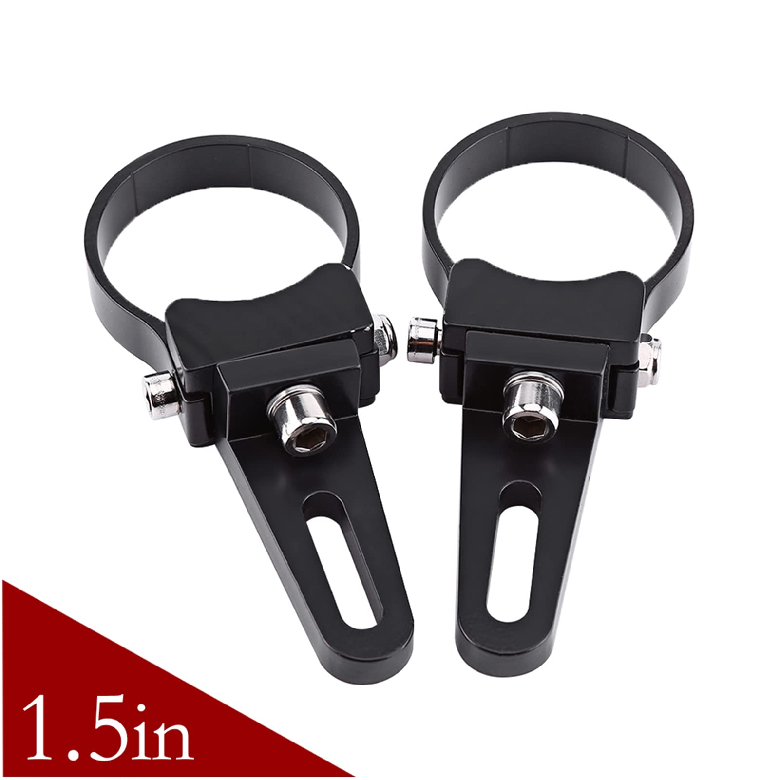 2 Szt. Zaciski Wspornika Montażowego, KIMISS 1 "-3" Rura Aluminiowa Bull Roll Bar Wspornik Montażowy Zaciski Uchwyt LED Samochód Ciężarówka Off Road światło Robocze dla(1.5 inches)