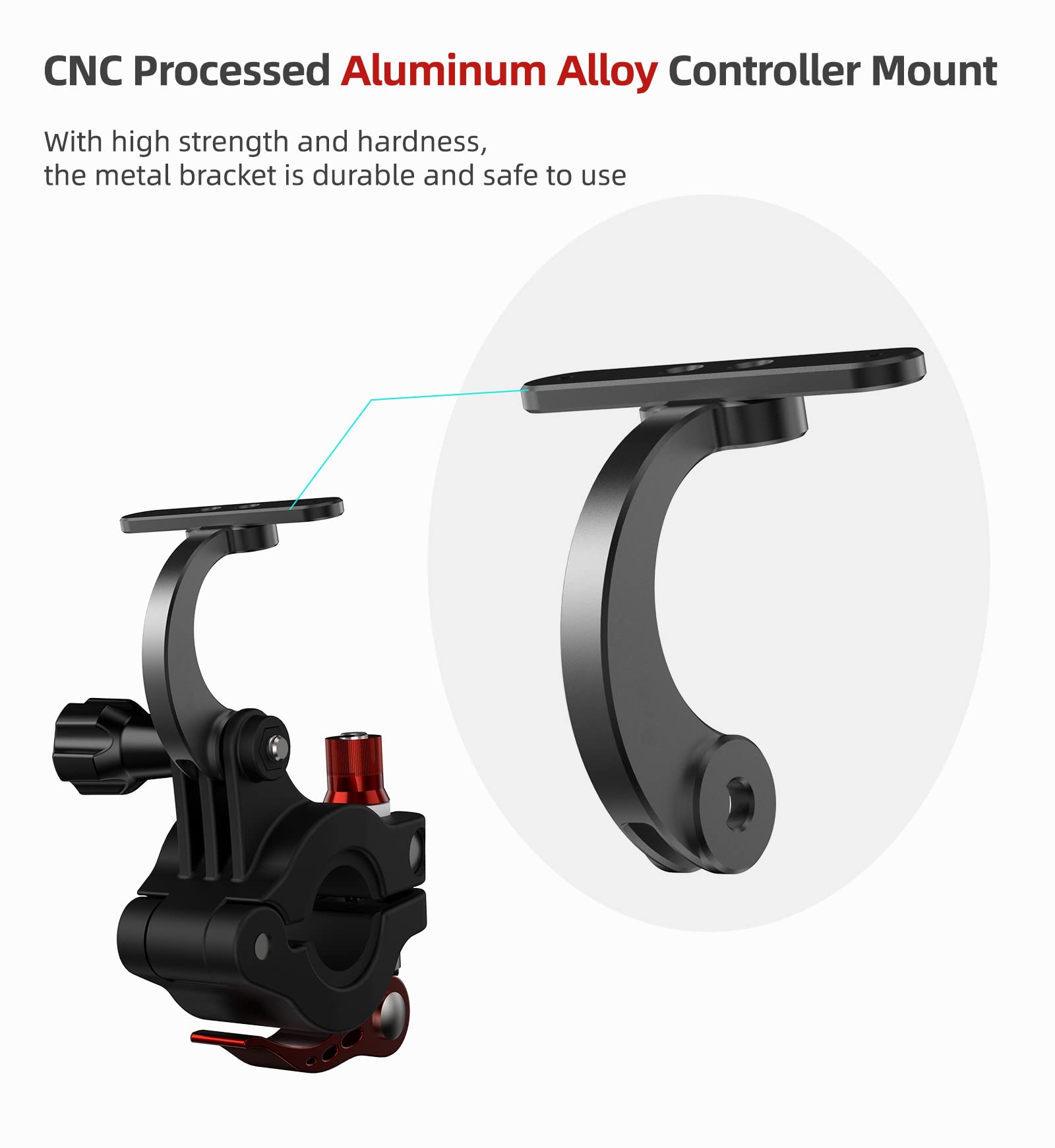 Support Guidon Vélo Pour Télécommande DJI RC - Montage Moto Vélo Avec Fixation Caméra