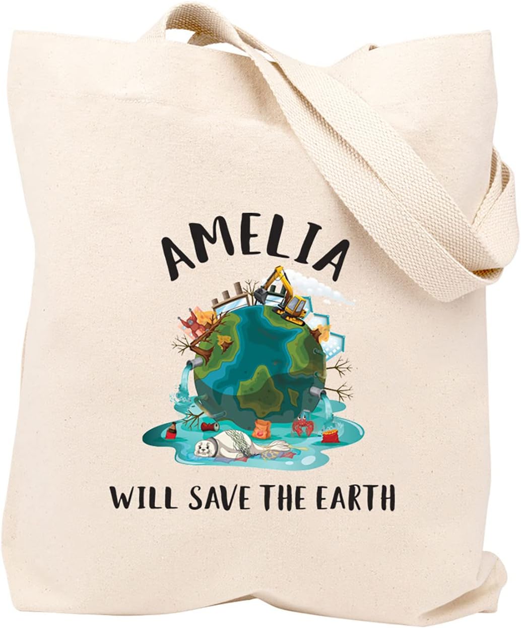 Andaz Press Personalized Canvas Tote Bags Collection