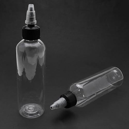 Miniatura 5 de Squeeze Bottle 5pcs Dispensador de mostaza de condimentos 4.1 fl oz4 oz Botellas dispensadoras de plástico giratorio superior