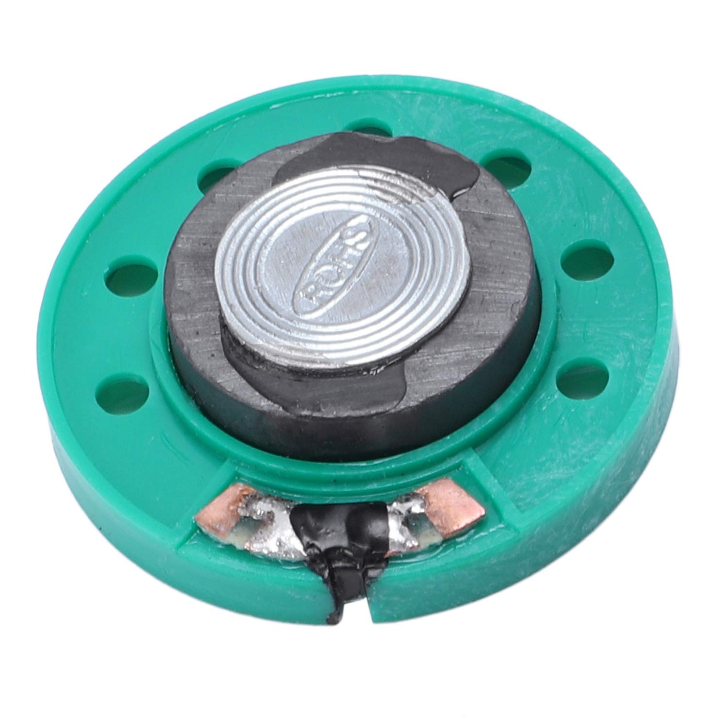 2 Altoparlanti Magnetici 16 Ohm 0.25W - Diametro 29mm Per DIY Audio Casa | In Alluminio, Metallo E Plastica