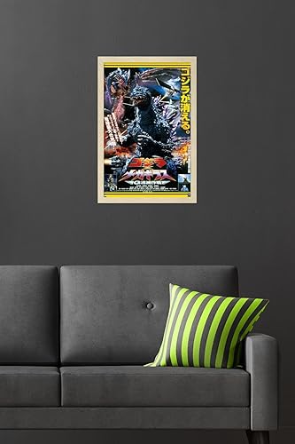Vista 62 de Trends International Godzilla - Póster de pared de una hoja Godzilla vs. Megaguirus, 34 pulgadas de largo x 22.4 W, versión premium sin marco