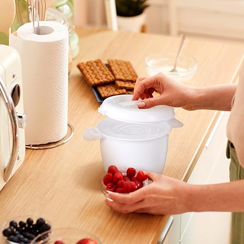 Miniatura 9 de DOITOOL Olla arrocera para microondas, mini vaporizador para microondas, máquina de arroz, olla de vapor de verduras, utensilios de cocina para