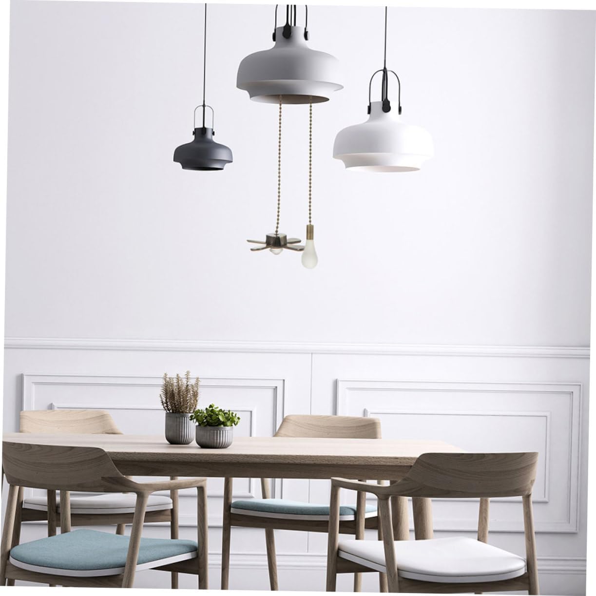 Lurrose 2Sets Decorative Ceiling Fan Pull Chain Extensions of Unique Lamp Fan Chains Stylish Ornaments for Ceiling Fans and Lights High Strength Material for Lasting Use