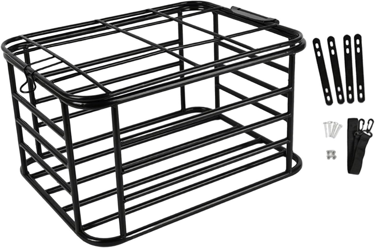YIJU Bike Rear Basket Bicycle Cargo Rack Easy to Install Bicycle Basket Dog Carrier for Pets Riding Accessories Shopping Hiking
