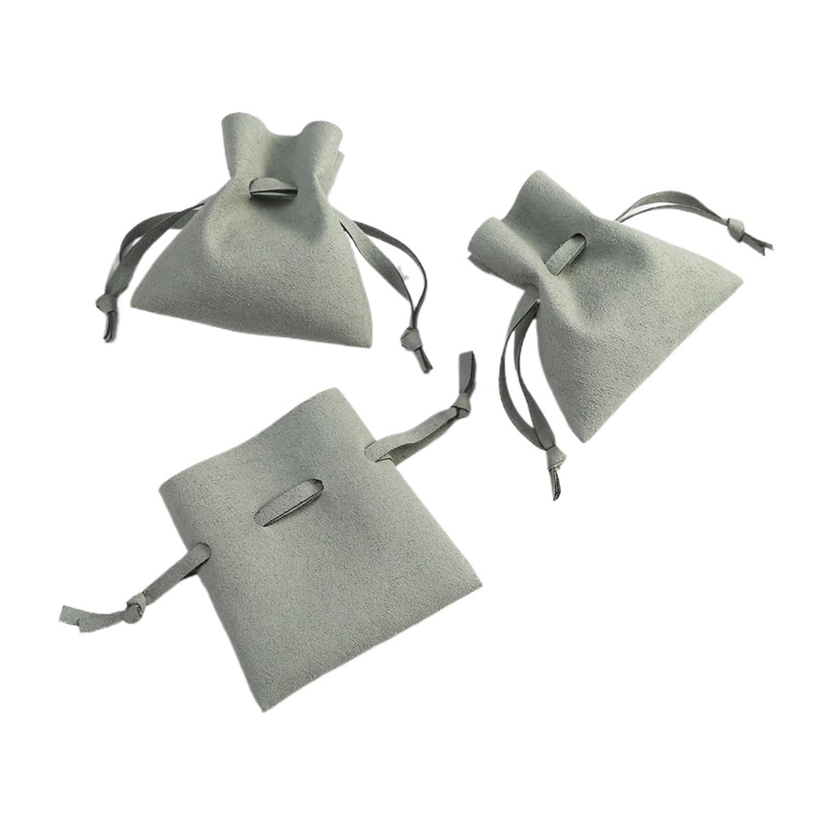 WEOKDFHA Jewelry Storage Bag 10Pcs Pouch Jewelry Packaging Envelope Flap Organizer Bag Rings Earrings Pendant Bracelet Package(8x10cm,Light Green)