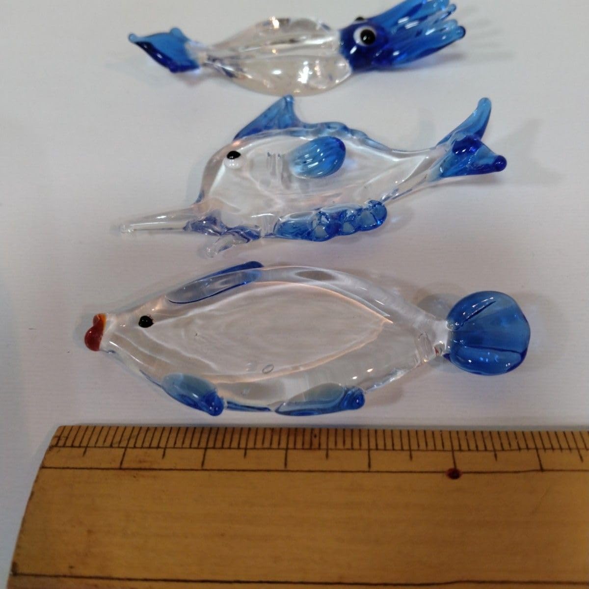 Amazon.co.jp: お魚(5種類) ガラスの箸置き ガラス細工 : ホーム