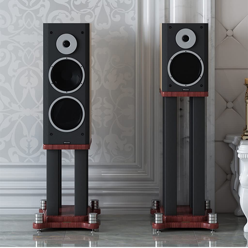 Para stojaków głośnikowych, regulowane uchwyty podłogowe 20-80 cm, idealne do konfiguracji kina domowego i audio, solidny i stylowy design