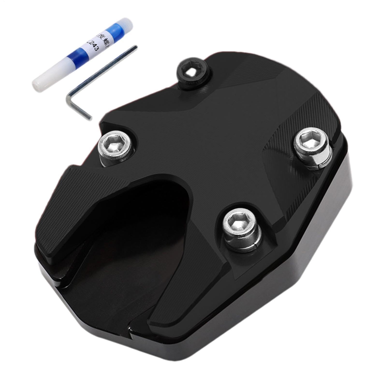 Piastra Di Prolunga Per Cavalletto Laterale Moto, Piastra Di Supporto Per Cavalletto Laterale, accessoris Antiscivolo Per La Prolunga Del Cavallettos, Tappetino Portatile Per Moto Da Utilizzare