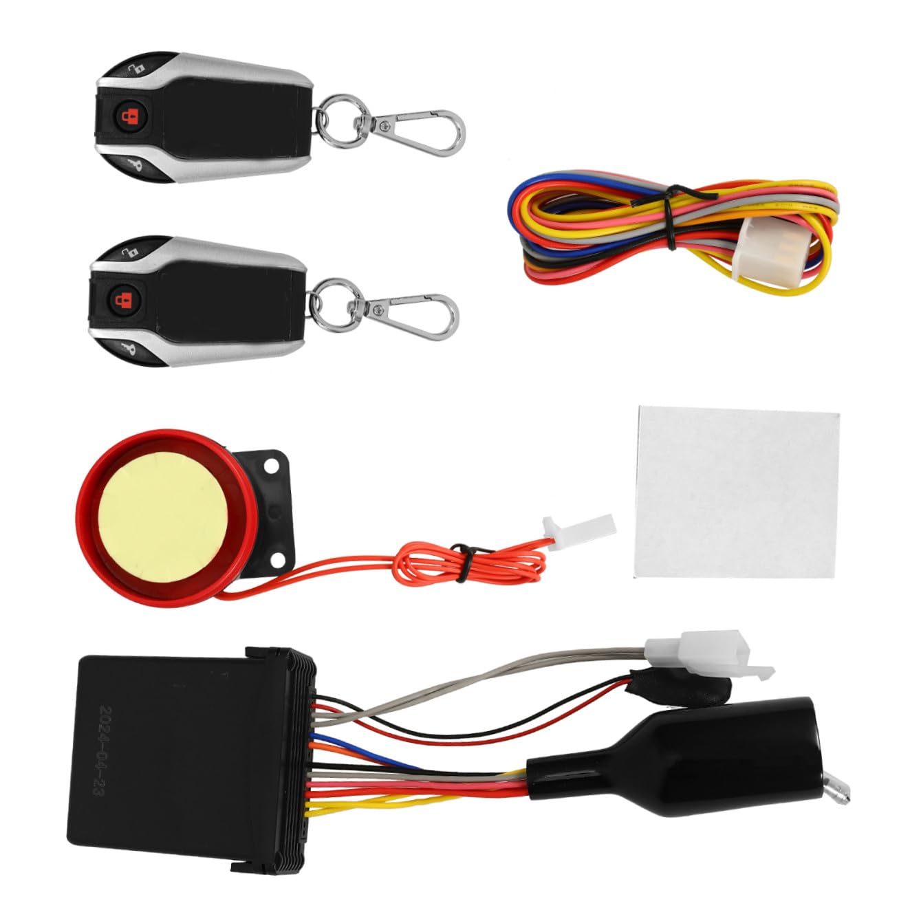 Toyvian Allarme per Moto Avviamento Remoto 12v Kit Antifurto Atv Professionale Compatibile per Motociclette Funzione Sblocco Automatico e Segnalazione Sonora per Sicurezza Veicoli