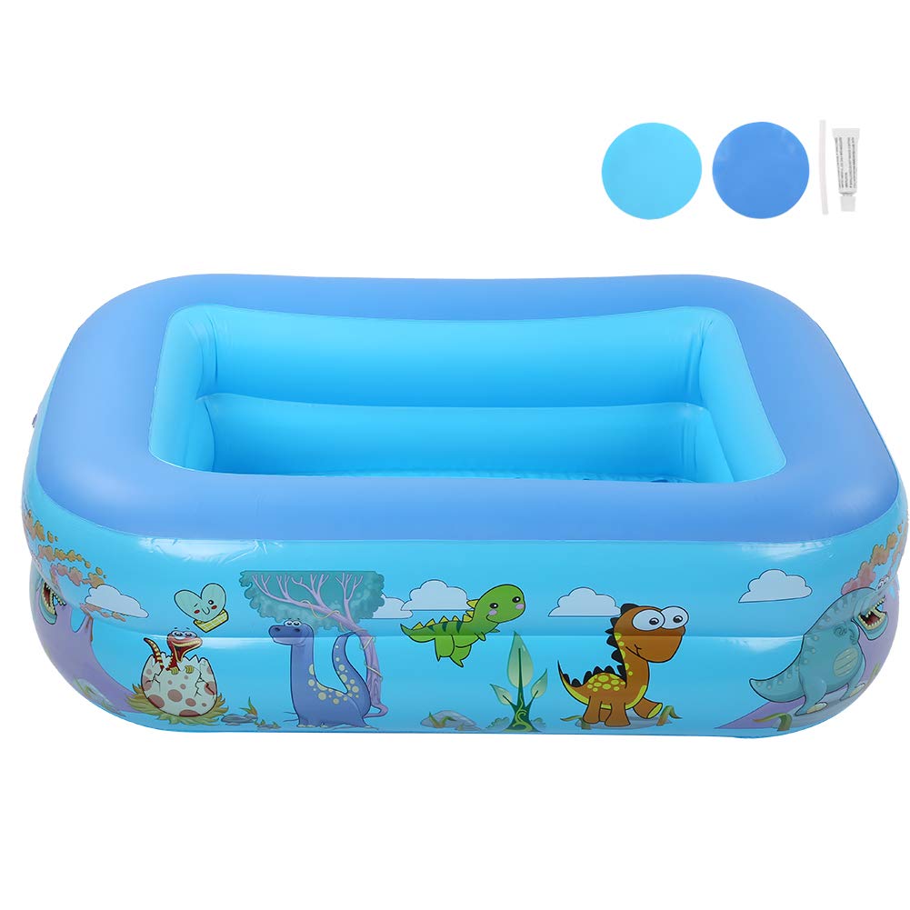 Multi-purpose Swimming Pool Easy Inflate Deflate PVC for Summer Water Fun Indoor Bathtub Pit Toddler Adults