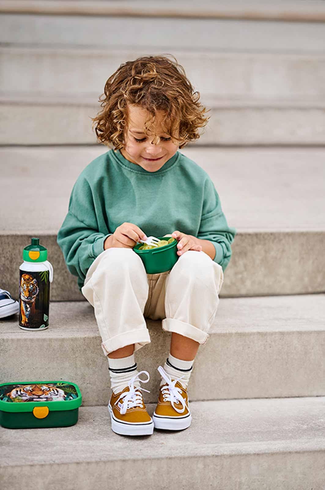 Mepal - Set Déjeuner Campus - Set de Déjeuner Enfants, Bouteille Pop-up, Panier-repas et Boîte à Fruits - pour L'école - Lavable au Lave-Vaisselle - 400 plus 750 plus 300 ml - Paw Patrol Girls