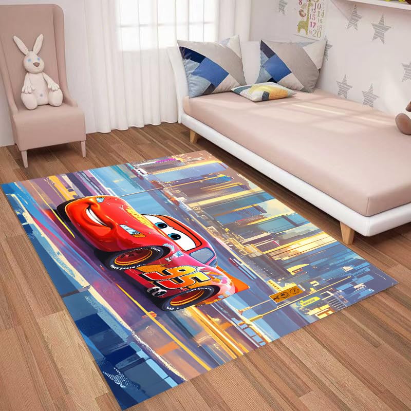 Cars Kawaii Anime Style Rug