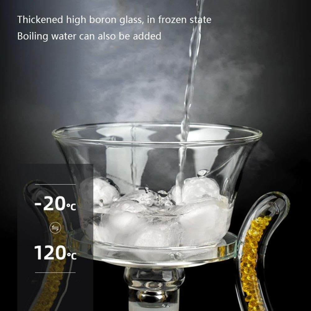 zaparzacz do herbaty liściastej o pojemności 300 ml, zaparzacz do herbaty liściastej, szklany czajniczek, zestawy do herbaty dla dorosłych, czajniczek do czajnika, zaparzacz do herbaty