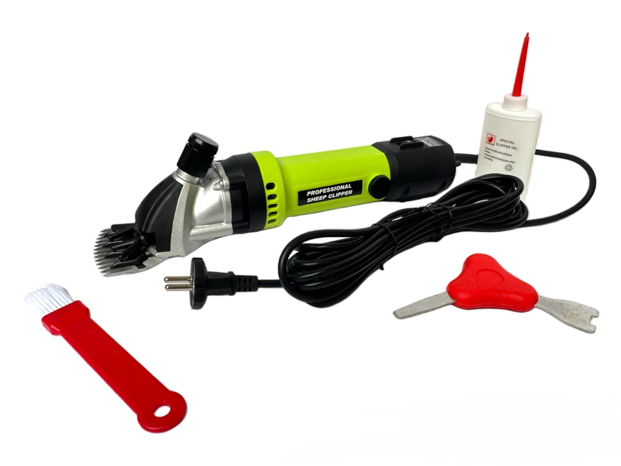 Tosatrice Tosapecora Elettrico Professionale Tosatura per Pecore Efficiente per Lana di Pecore con valigetta 6 velocità 400W
